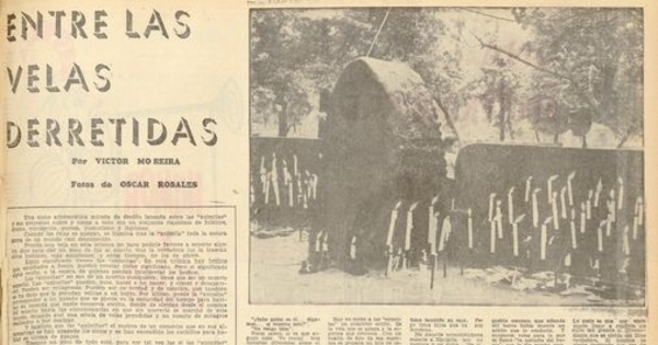 "Entre las velas derretidas"