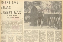 "Entre las velas derretidas"