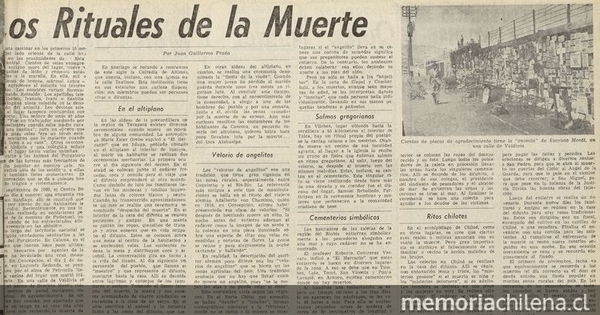 "Los rituales de la muerte"