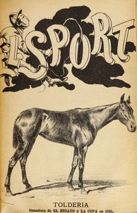 El Sport. Año I, número 3, 5 de octubre de 1895
