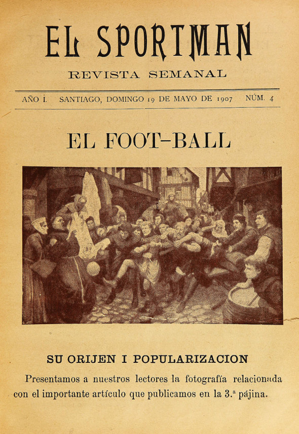 Portada de El Sportman. Año I, número 4, 19 de mayo de 1907