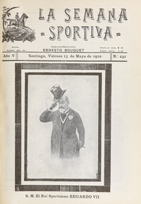 La Semana Sportiva. Año V, número 231, 13 de mayo de 1910