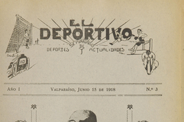 El Deportivo. Semanario de deporte y actualidades. Año I, número 3, 15 de junio de 1918