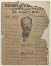 Deportes y deportistas. Año I, número 1, 19 de diciembre de 1920