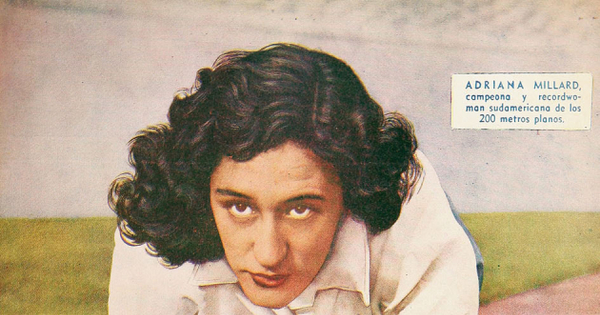 Adriana Millard, campeona y recordwoman sudamericana de los 200 metros planos