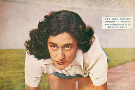 Adriana Millard, campeona y recordwoman sudamericana de los 200 metros planos