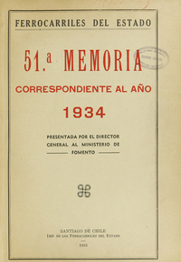 Quincuagésima primera memoria presentada por el director general al Ministerio de Fomento: año 1934