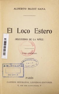 El Loco Estero: (recuerdos de la niñez). Tomo I