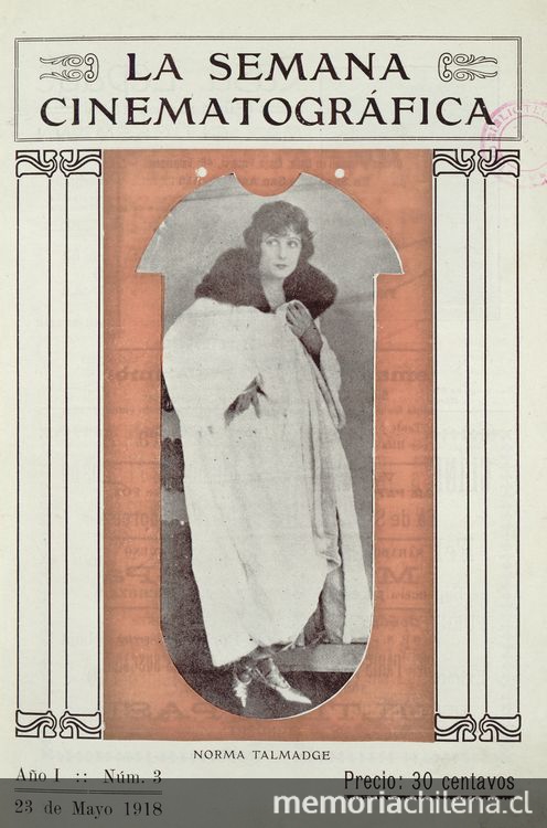 La semana cinematográfica. Año 1, nº 3, 23 de mayo de 1918.