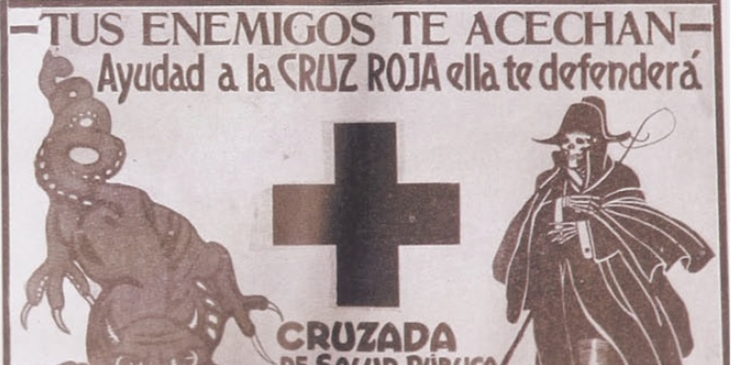 Pie de Foto: Afiches utilizados en la Campaña de Salud de 1923