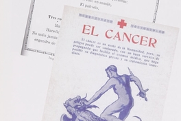 Pie de Foto: Afiche contra el cáncer, cerca de 1930