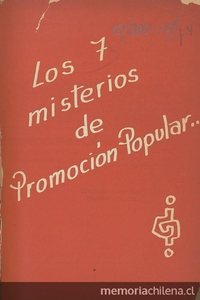 Los 7 misterios de Promoción Popular.