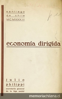 Economía dirigida: Trabajo presentado a la Academia Jurídica de la Universidad Católica.