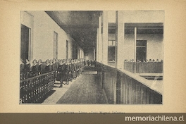 Pie de Foto: Corredores del Liceo de Señoritas "José Miguel Infante", 1926.