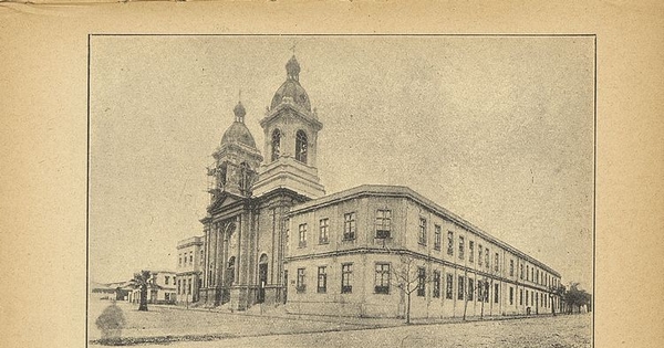 Pie de Fotos: Fachada del Liceo de Señoritas "José Miguel Infante", 1926.
