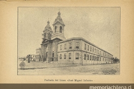 Pie de Fotos: Fachada del Liceo de Señoritas "José Miguel Infante", 1926.