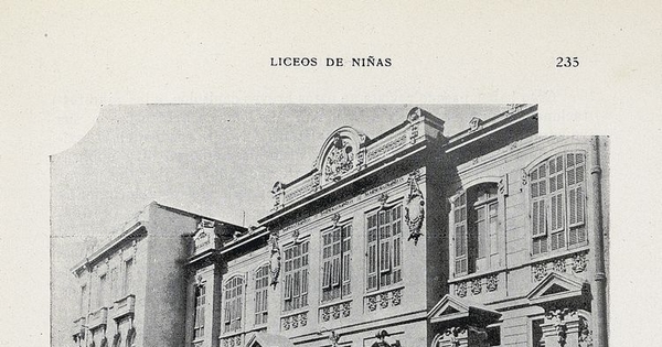 Pie de Foto: Fachada del Liceo Nº 2