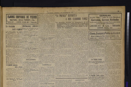 “La prensa” reportea a don Eliodoro Yáñez