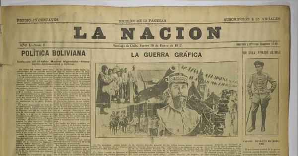 Informaciones del Extranjero: La guerra europea