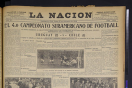 Portada de La Nación. Año IV, número 1353, 27 de septiembre de 1920