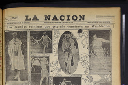 Portada de La Nación. Año XI, número 3853, 3 de agosto de 1927