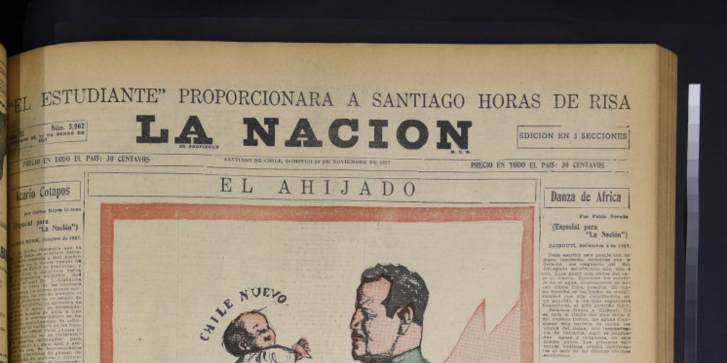 La Nación. Año XI, número 3962, 20 de noviembre de 1927