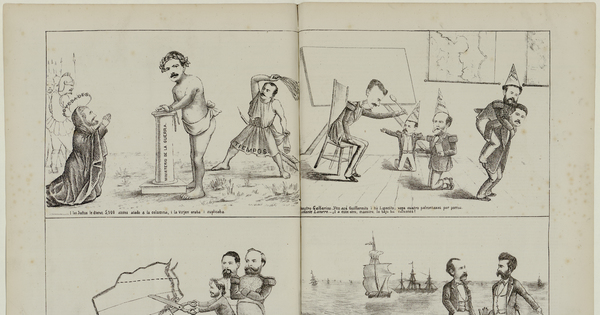 Caricaturas sobre la guerra del Pacífico, 01 de noviembre de 1879