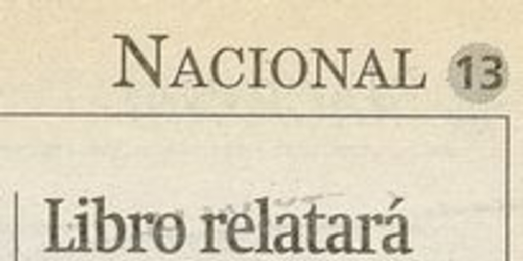 "Libro relatará intimidades del gobierno de Patricio Aylwin", La Tercera, (Santiago), 3 de octubre, 1995, p.13.