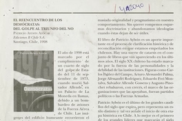 "El reencuentro de los demócratas", Diplomacia, (s/n): 108-109, julio-septiembre, 1998.