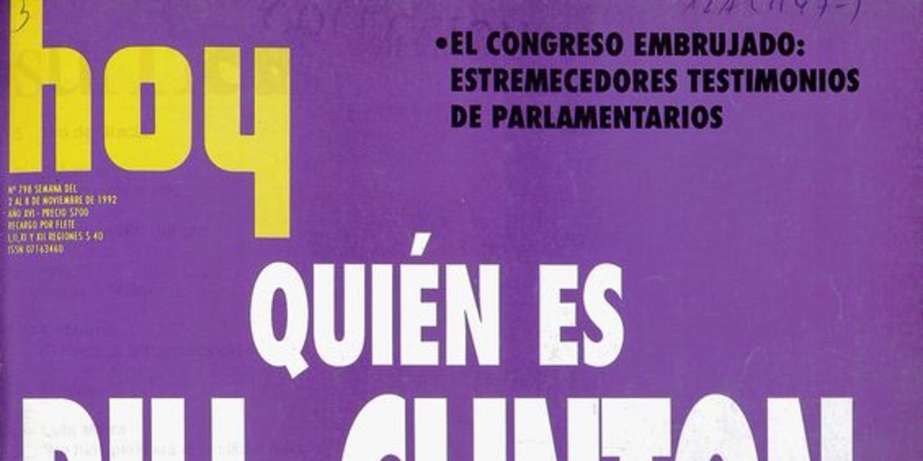 "Atrapado en su red: Cómo la DC eligió a Aylwin", Hoy (798): 42-43, 2 de noviembre, 1992.