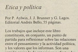 "Escaparate", Las Últimas Noticias, (Santiago), 15 de septiembre, 1991, p. 36.