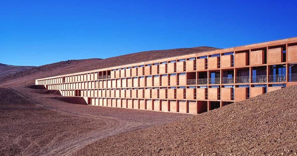 Hotel ESO, observatorio ALMA, Auer + Weber, 2002, San Pedro de Atacama Hotel ESO, observatorio ALMA, Auer + Weber, 2002, San Pedro de Atacama