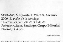"El poder de la paradoja", Política, (46): 333-336, otoño, 2006.