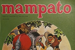 Portada con ilustración de Themo Lobos, 1973.Mampato (185): 1, 1 de agosto, 1973.