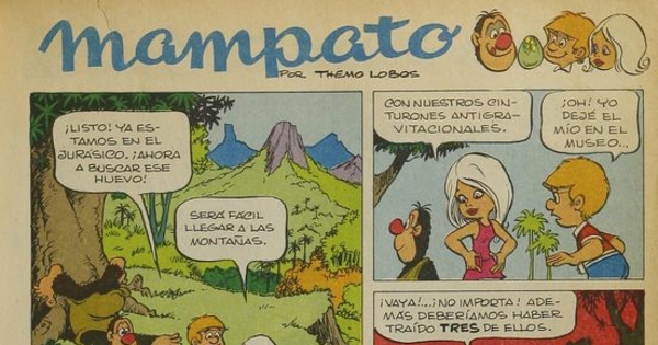  Última aventura.Mampato, (402): 9-12, 5 de octubre, 1977.