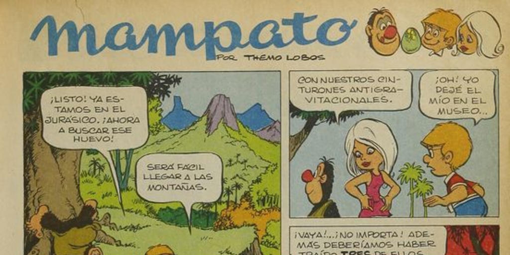  Última aventura.Mampato, (402): 9-12, 5 de octubre, 1977.