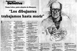 Entrevista a Themo Lobos: "Los dibujantes trabajamos hasta morir"El Mercurio de Valparaíso: C11, 14 de julio, 2002.