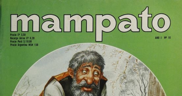 Portada con ilustración de Eduardo Arsmtrong, 1969.Mampato (16): 1, mayo-junio, 1969.