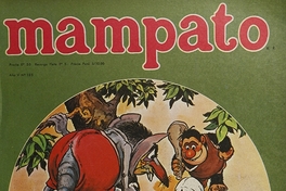 Portada con ilustración de Themo Lobos, 1973.Mampato (185): 1, 1 de agosto, 1973.