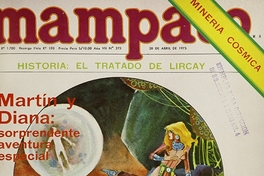 Portada con ilustración de Sergio Peñailillo, 1975.Mampato (275): 1, 30 de abril, 1975.