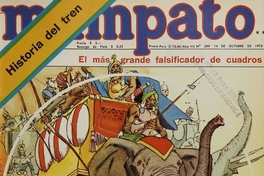 Portada con ilustración de Mario Igor, 1975.Mampato (299): 1, 14 de octubre, 1975.