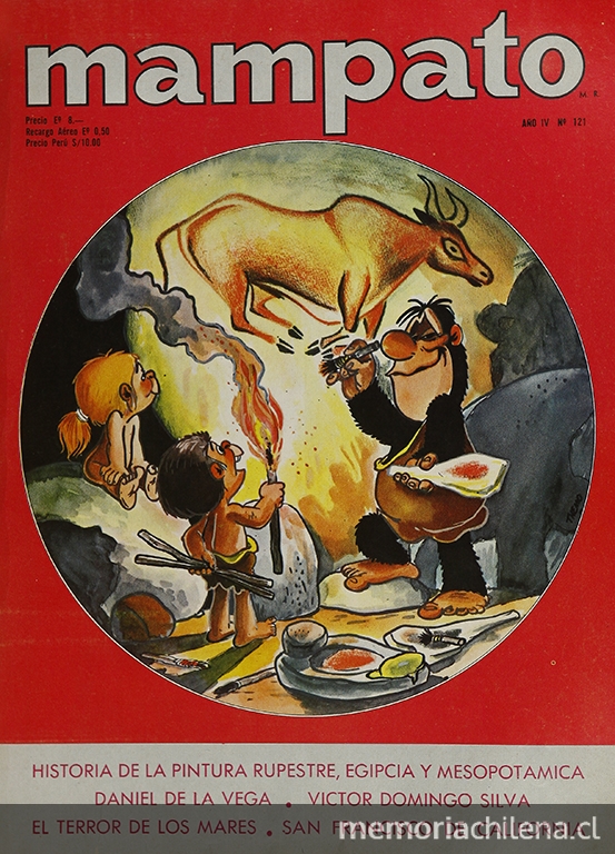 "Historia de la Pintura. Capítulo 1", Mampato, (121): 20-26, 10 de mayo, 1972.