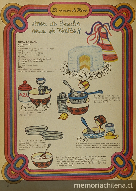 "El rincón de Rena", Mampato, (231): 32, 26 de junio, 1970.