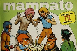 Portada de primer cumpleaños, 1969.Mampato (27): 1, octubre, 1969.