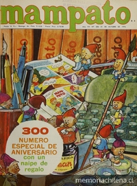 Portada de Nº 300, 1975.Mampato (300): 1, 21 de octubre, 1975.