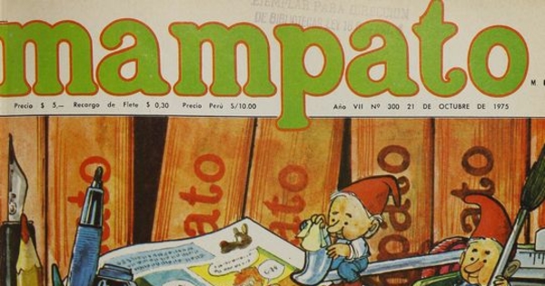 "Siete años de Mampato", Mampato, (300): 4-5, 21 de octubre, 1975.