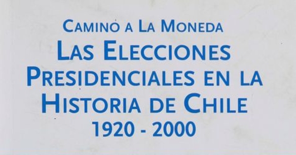  "La elección presidencial de 1925. El candidato equivocado", en Alejandro San Francisco y Ángel Soto (editores), Camino a La Moneda: las elecciones presidenciales en la historia de Chile 1920-2000. Santiago: Instituto de Historia, Pontificia Universidad Católica de Chile / Centro de Estudios Bicentenario, 2005. 520 p.