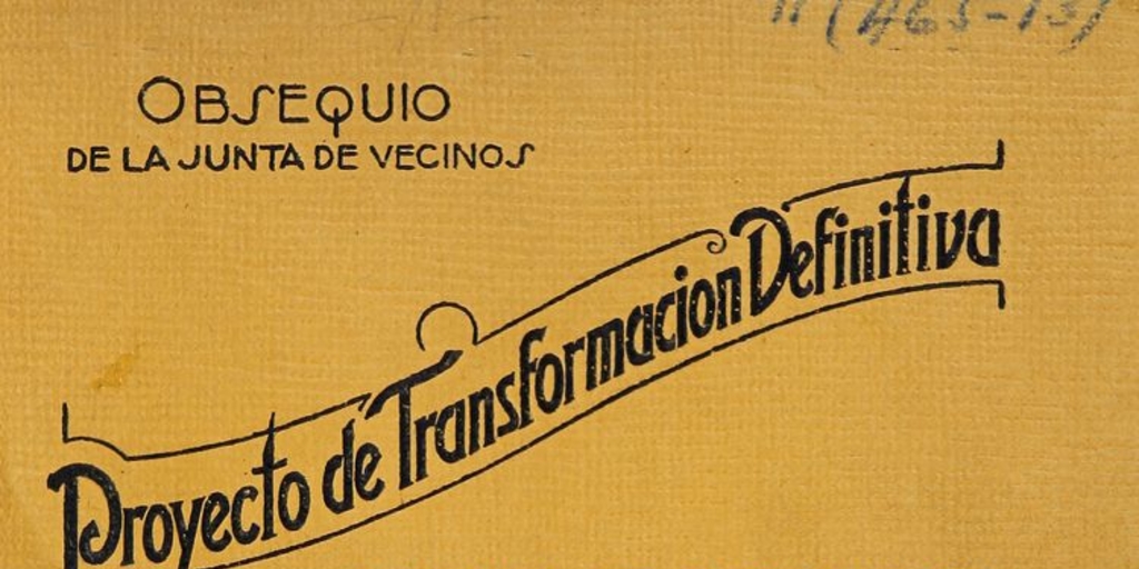 Memorándum sobre "Proyecto Transformación definitiva Comuna de Providencia": obsequio de su Junta de Vecinos. Santiago: Impr. Universo, 1934. 37 p.