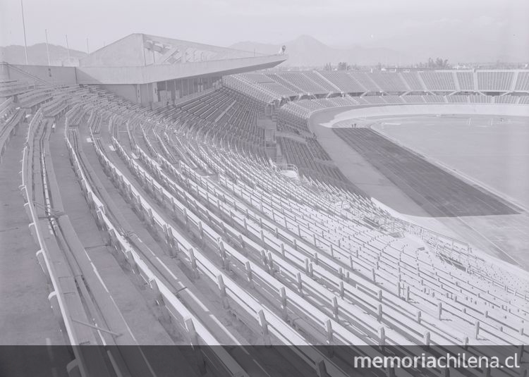 Pie de foto: Interior del Estadio Nacional, c1938