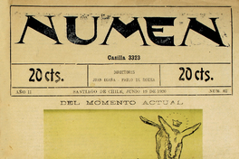 Numen. Año 2, número 62, 19 de mayo de 1920